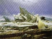 Caspar David Friedrich Shipwreck or Sea of Ice oil painting reproduction